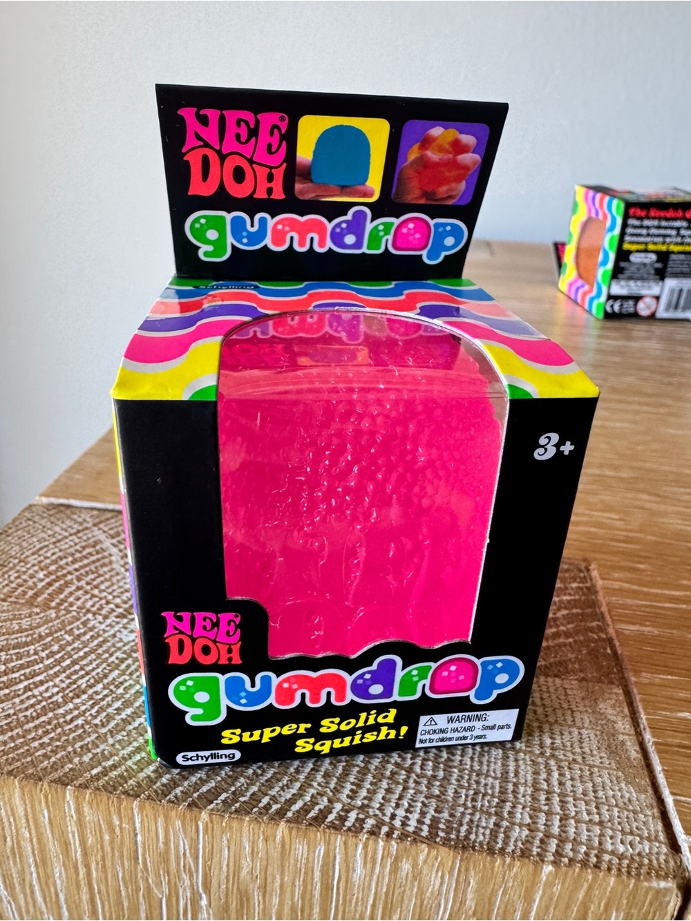 NeeDoh GumDrop Pink, Brand New Sealed in Box & Ready to Ship Immediately!